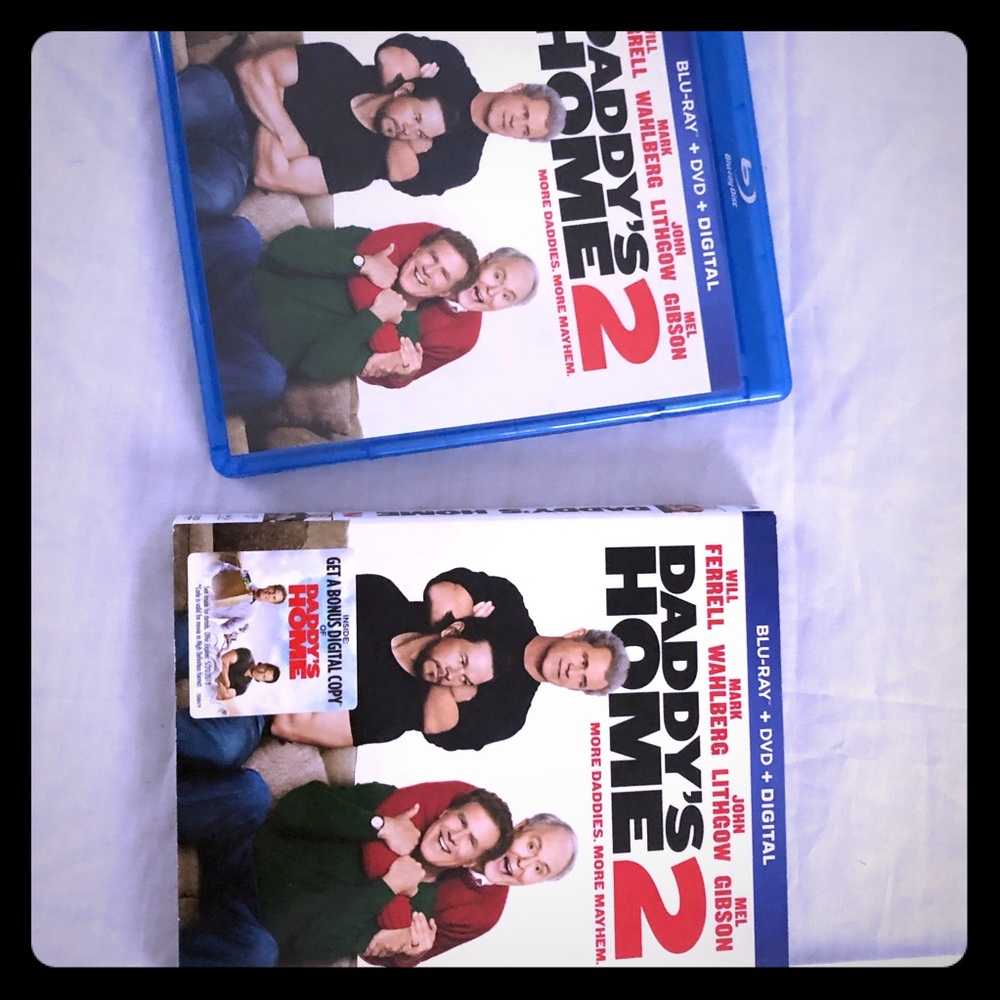 Blue ray and DVD 2019  daddy’s home 2